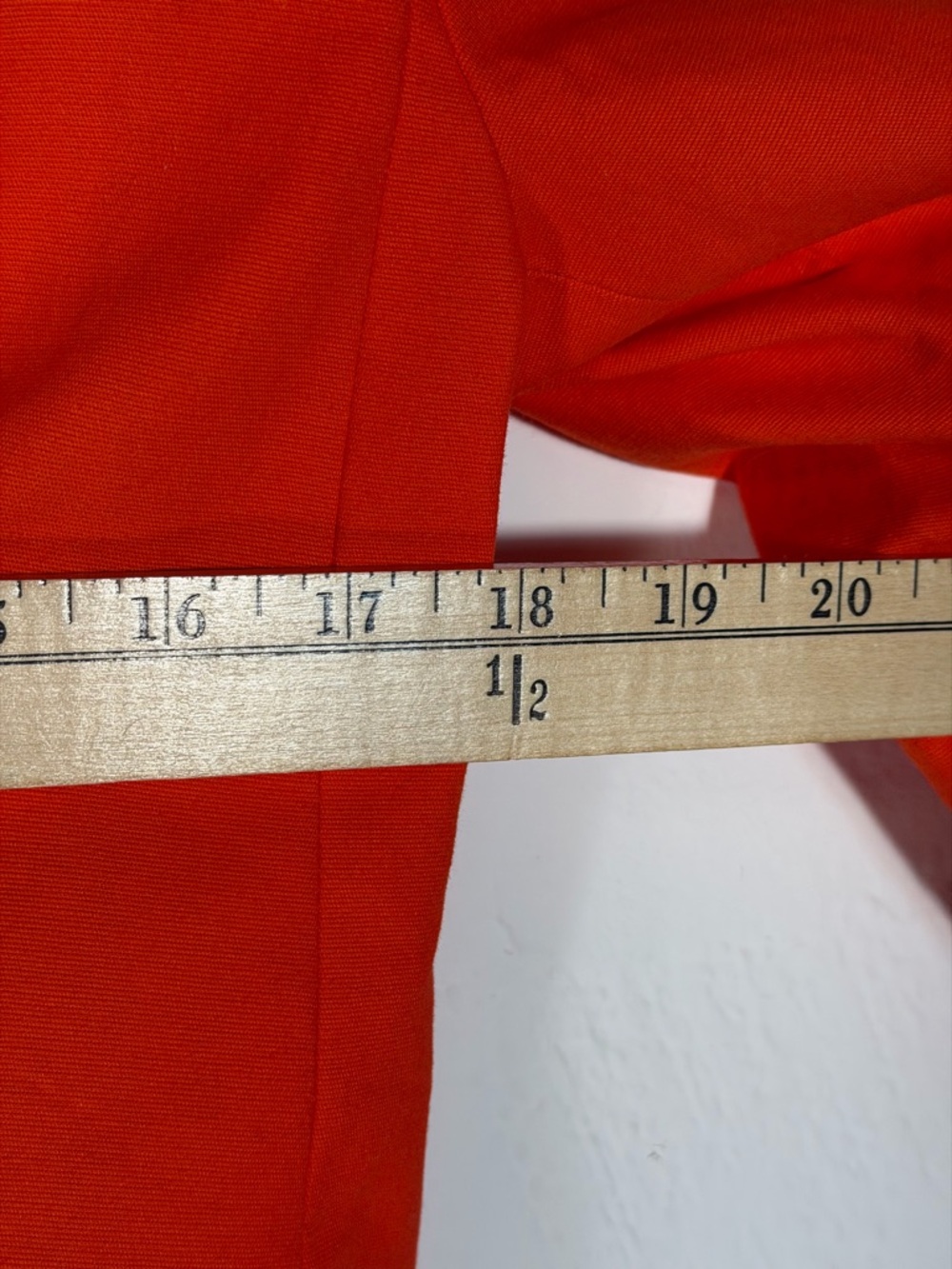 Bright Orange Single-Button Tailored Blazer - classic style - Picture 14 of 16